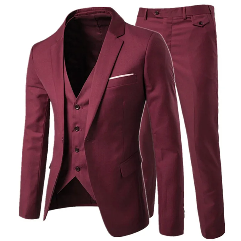 Custom Made Colorful Choice Terno Groom Tuxedos Groomsmen Mens Wedding Suits Slim Fit Men Suit 3Pieces(Jacket+Pants+Vest+Tie)
Custom Made Colorful Choice Terno Groom Tuxedos Groomsmen Mens Wedding Suits Slim Fit Men Suit 3Pieces(Jacket+Pants+Vest+Tie)