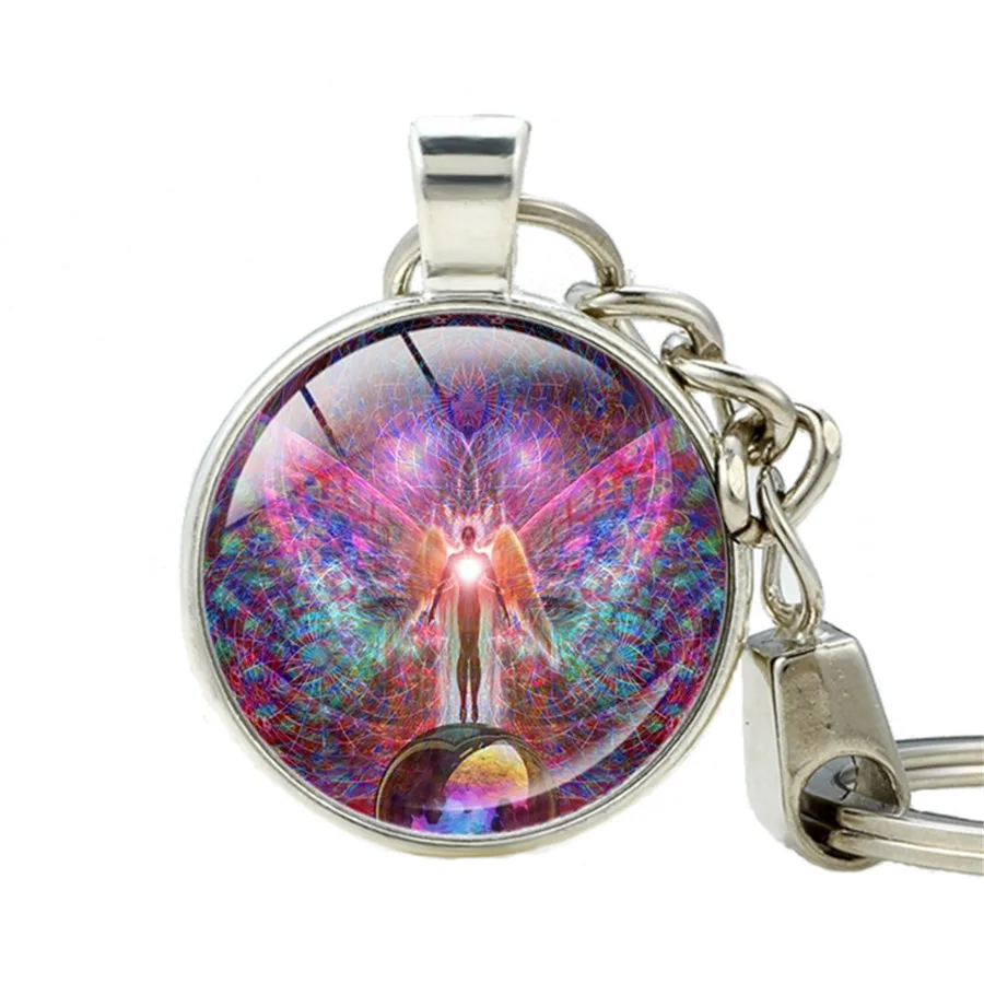 Spiritual Healing keychain Chakra Angel Pendant Abstract Art Jewelry Reiki Healing Silver Plated Keychains Best Friend Jewelry
Spiritual Healing keychain Chakra Angel Pendant Abstract Art Jewelry Reiki Healing Silver Plated Keychains Best Friend Jewelry