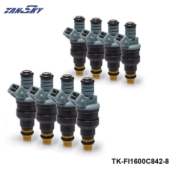 8PCS/LOT New High Performance Low Impedance 1600cc 160LB EV1 Fuel Injectors OEM:0280150842 For Audi Chevy TK-FI1600C842-8 
8PCS/LOT New High Performance Low Impedance 1600cc 160LB EV1 Fuel Injectors OEM:0280150842 For Audi Chevy TK-FI1600C842-8