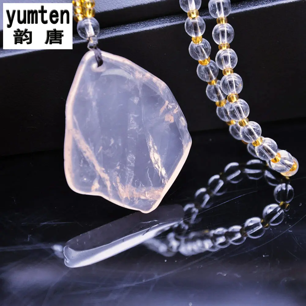 Yumten Natural Pink Crystal With Necklace Pendant Gemstone Men Jewelry Pingente Healing Crystals Bijoux Femme Creative Section
Yumten Natural Pink Crystal With Necklace Pendant Gemstone Men Jewelry Pingente Healing Crystals Bijoux Femme Creative Section