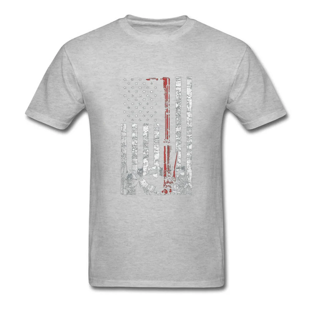 New Arrival welder 218 3D Printed T Shirts O Neck Pure Cotton Men Tops T Shirt Short Sleeve Summer 3D Printed Tops Shirts welder 218 grey