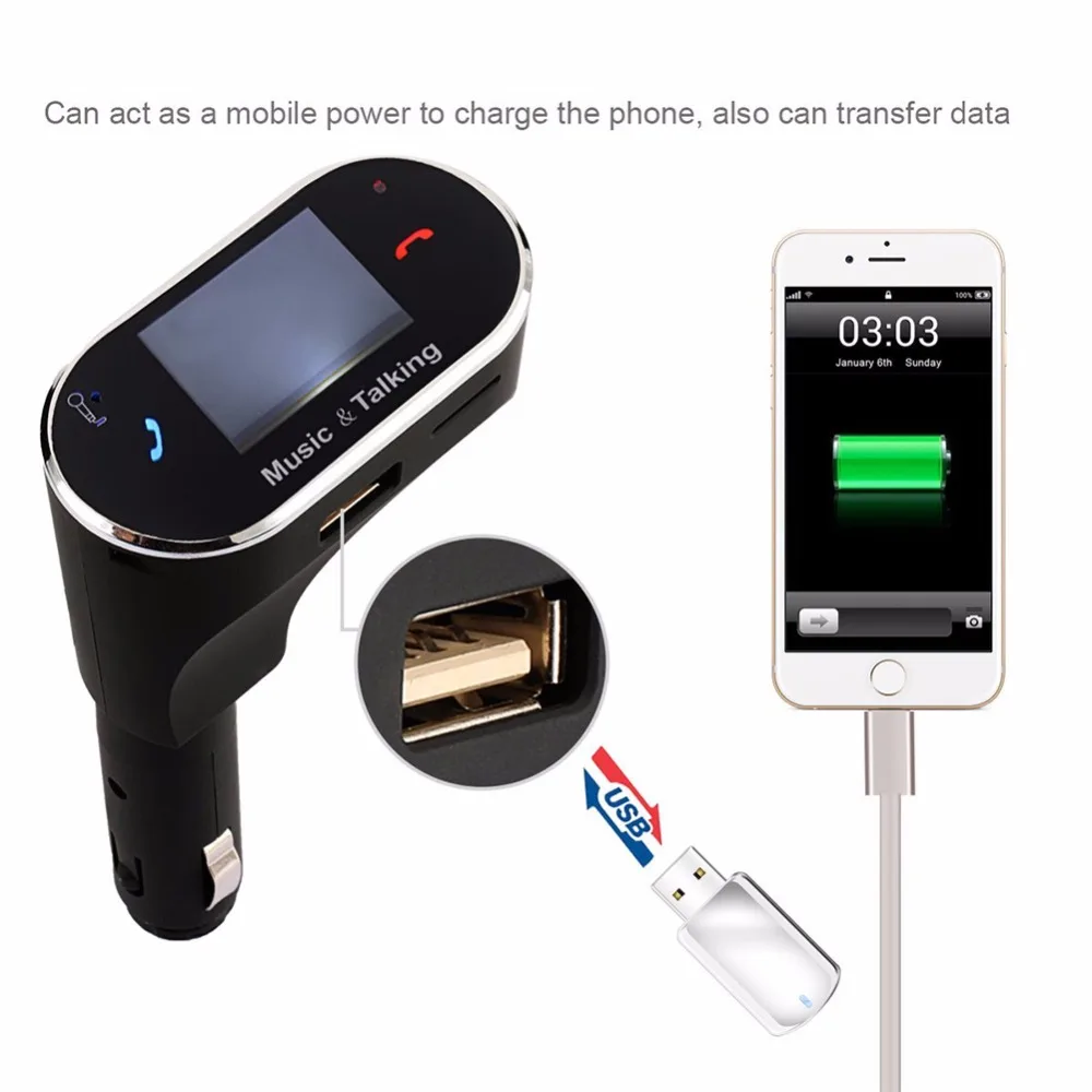 Bluetooth Car music Car Handsfree Bluetooth Car Kit FM Transmitter with Remote Control Mp3 Music Player car accessorie
Bluetooth Car music Car Handsfree Bluetooth Car Kit FM Transmitter with Remote Control Mp3 Music Player car accessorie