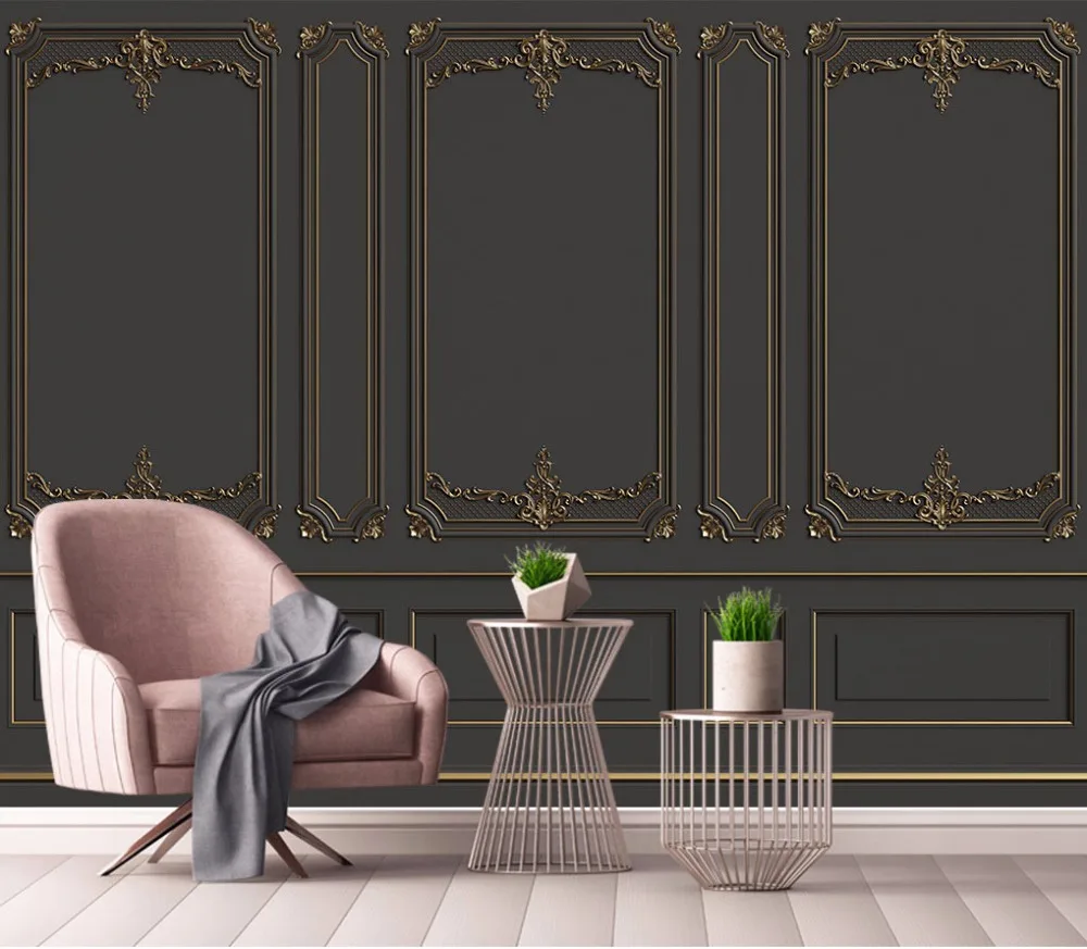 Bacaz Black Bottom Embossed Gold 3d Flower Wallpaper for Living Room TV Background 3D Marble Mural Wall paper 3d Rose stickers
Bacaz Black Bottom Embossed Gold 3d Flower Wallpaper for Living Room TV Background 3D Marble Mural Wall paper 3d Rose stickers