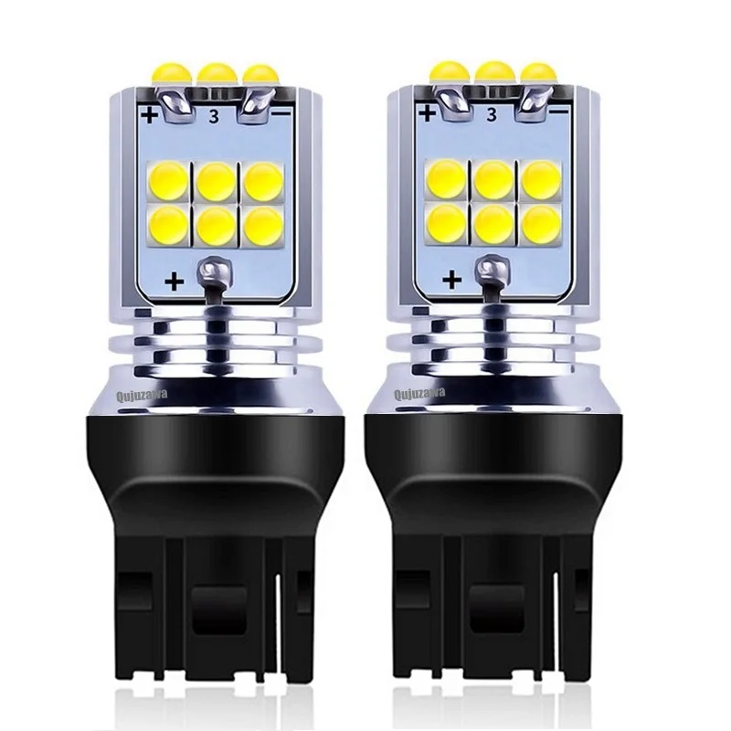 2PCS T20 7440 W21W WY21W Cree Chips LED Car Turn Signal Brake Light Tail Lamp Auto Rear Reverse Bulb Daytime Running Light
2PCS T20 7440 W21W WY21W Cree Chips LED Car Turn Signal Brake Light Tail Lamp Auto Rear Reverse Bulb Daytime Running Light