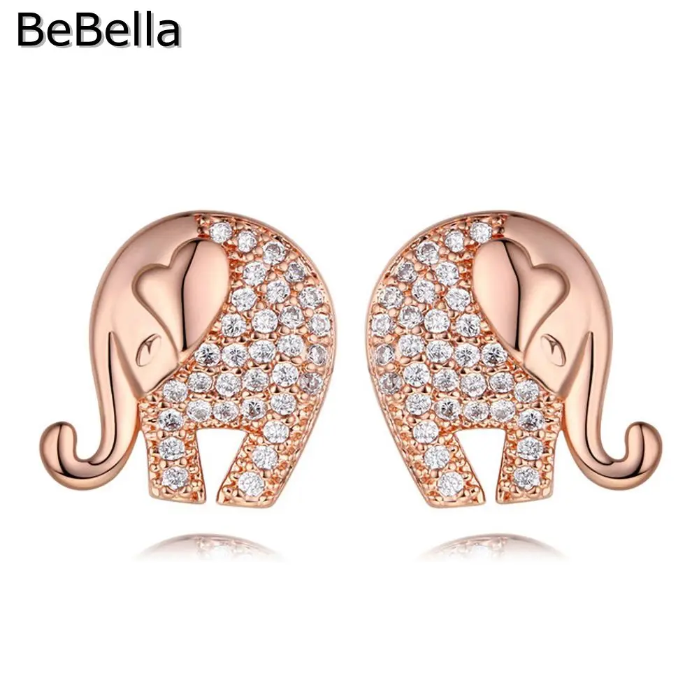 BeBella cute elephant stud earrings women fashion jewelry with Cubic Zirconia for girls girlfriend Christmas birthday gift 2018
BeBella cute elephant stud earrings women fashion jewelry with Cubic Zirconia for girls girlfriend Christmas birthday gift 2018