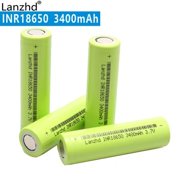 4PCS 18650 3400mAh INR18650 Rechargeable batteries 18650 Li ion 3.7V lithium batteries 18650 battery for E cigarette Tools
4PCS 18650 3400mAh INR18650 Rechargeable batteries 18650 Li ion 3.7V lithium batteries 18650 battery for E cigarette Tools