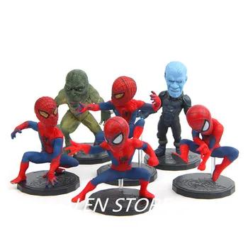 ALEN 6Pcs/set Spider-Man Figure The Avengers Spiderman Spider Man PVC Action Figure Toys
ALEN 6Pcs/set Spider-Man Figure The Avengers Spiderman Spider Man PVC Action Figure Toys