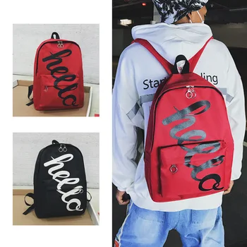 Men Women School Students Shoulder Bag Casual Street Hip Hop Cool Unisex Large Capacity Canvas Backpack Rucksacks
Men Women School Students Shoulder Bag Casual Street Hip Hop Cool Unisex Large Capacity Canvas Backpack Rucksacks