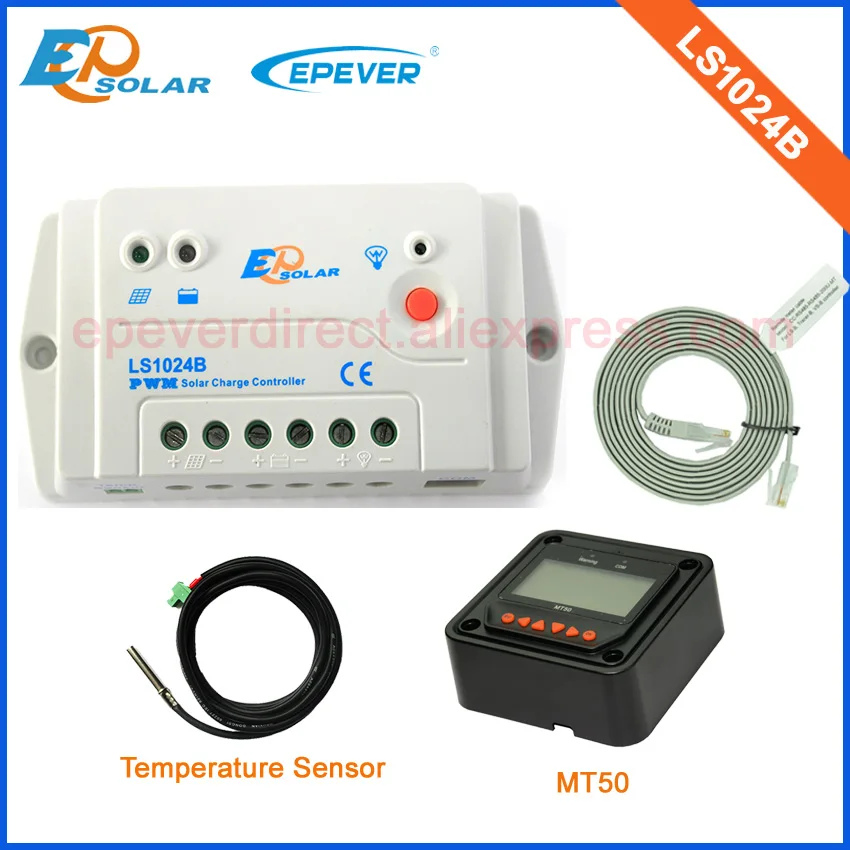 PWM LS1024B 10A for home use solar battery charging controller with temperature sensor and black MT50 remote meter
PWM LS1024B 10A for home use solar battery charging controller with temperature sensor and black MT50 remote meter
