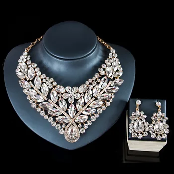 LAN PALACE Glass indian jewelry bridal Swan jewelry set necklace and earrings for wo'men free shipping
LAN PALACE Glass indian jewelry bridal Swan jewelry set necklace and earrings for wo'men free shipping