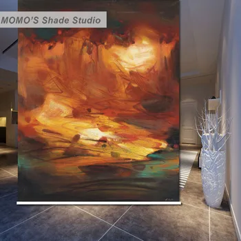 MOMO Thermal Insulated Blackout Fabric Custom Painting Window Curtains Roller Shades Blinds, Alice 126
MOMO Thermal Insulated Blackout Fabric Custom Painting Window Curtains Roller Shades Blinds, Alice 126