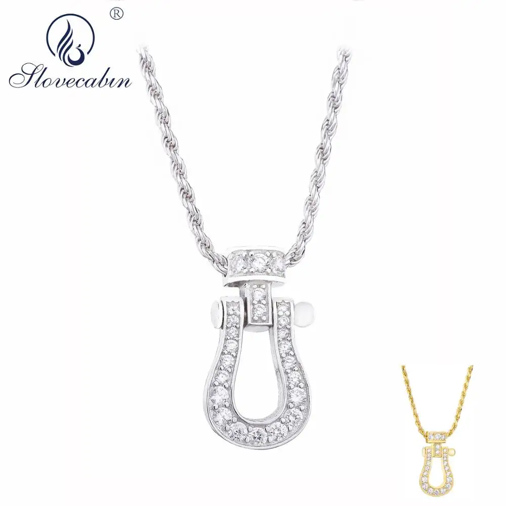 Slovecabin 925 Sterling Silver Handmade Woven Horseshoes Pendant Necklace Jewelry Clear CZ Shoes U Men Luxury Japan Necklace
Slovecabin 925 Sterling Silver Handmade Woven Horseshoes Pendant Necklace Jewelry Clear CZ Shoes U Men Luxury Japan Necklace