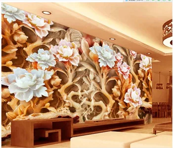 Home Decoration 3d murals wallpaper for living room Orchid Peony Jade Sculptures wallpaper 3d flower
Home Decoration 3d murals wallpaper for living room Orchid Peony Jade Sculptures wallpaper 3d flower