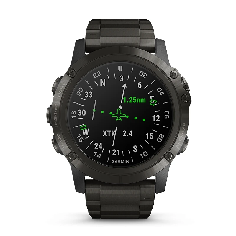 

GARMIN, D2 Delta PX,GPS Pilot Watch with Pulse Ox Sensor, Includes Smartwatch Features, Heart Rate and Music, Titanium with Tita