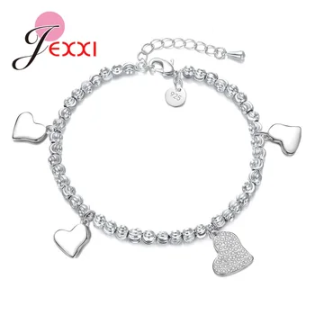 Sweet Cute Heart Shape Pendant 925 Sterling Silver Adjustable Bracelet Best Valentine's Gift For Lover Factory Price
Sweet Cute Heart Shape Pendant 925 Sterling Silver Adjustable Bracelet Best Valentine's Gift For Lover Factory Price