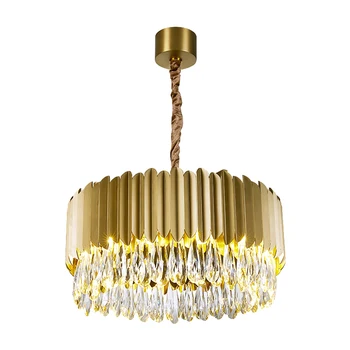 luxury crystal light chandelier stainless steel lamp AC110V 220v dinning room living room lights gold black chandeliers
luxury crystal light chandelier stainless steel lamp AC110V 220v dinning room living room lights gold black chandeliers
