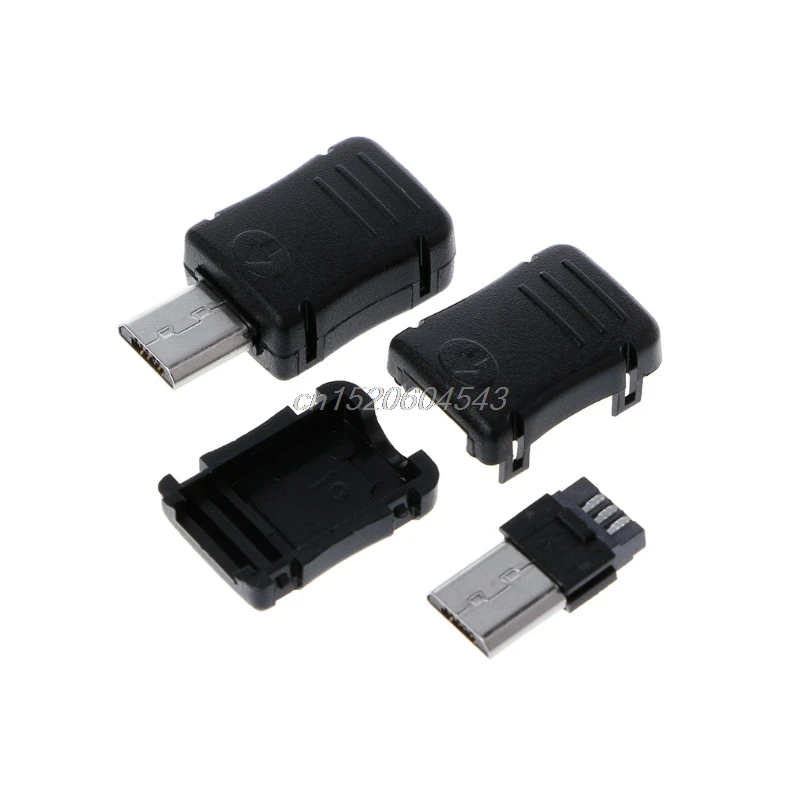 10 Sets Micro USB T Port Male 5 Pin Plug Socket Connector Plastic Covers DIY R24 Drop Ship
10 Sets Micro USB T Port Male 5 Pin Plug Socket Connector Plastic Covers DIY R24 Drop Ship