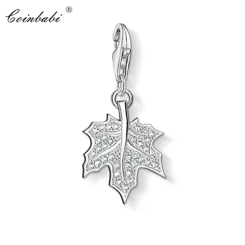 Charm Pendant Maple Leaves,2018 Fashion Jewelry Trendy Real Authentic 925 Sterling Silver Gift For Women Men Fit Bracelet 
Charm Pendant Maple Leaves,2018 Fashion Jewelry Trendy Real Authentic 925 Sterling Silver Gift For Women Men Fit Bracelet