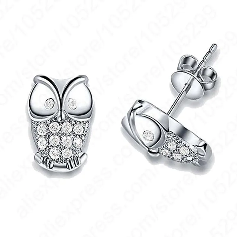 JEMMIN New Fashion 925 Sterling Silver Night Owl Jewelry Genuine With Shiny CZ Crystal Gem Stone Animal Woman Stud Earrings
JEMMIN New Fashion 925 Sterling Silver Night Owl Jewelry Genuine With Shiny CZ Crystal Gem Stone Animal Woman Stud Earrings