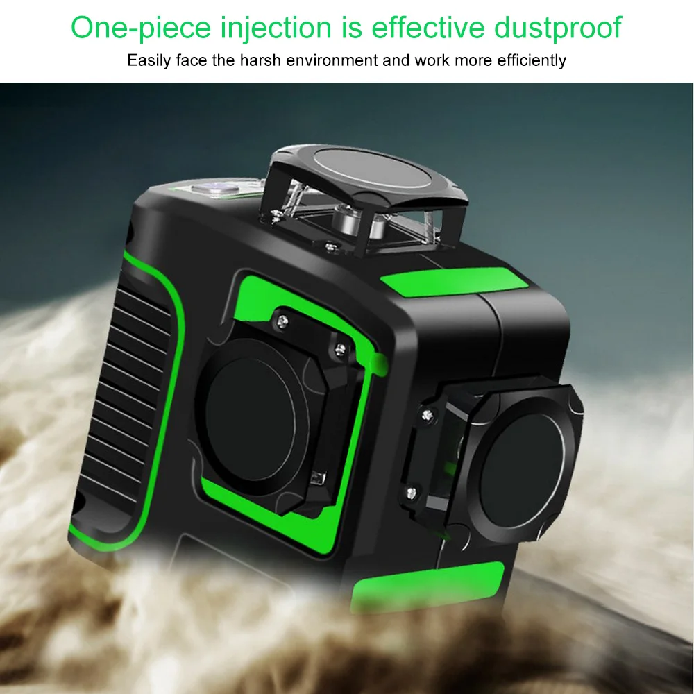 3D Red Laser Levels 12/8 Lines Self Leveling 360 Red Line Laser Beam Line Horizontal and Vertical Cross Super Powerful
3D Red Laser Levels 12/8 Lines Self Leveling 360 Red Line Laser Beam Line Horizontal and Vertical Cross Super Powerful