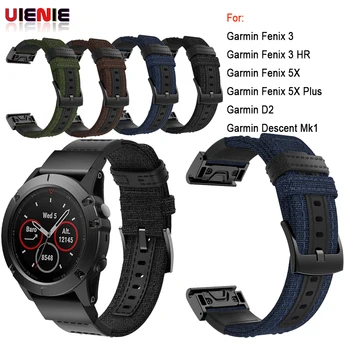 26mm Quick Fit Woven Nylon sport strap for Garmin Fenix 5X /5X Plus Sweatproof Watch Band Strap for Fenix 3/3 HR Wristband
26mm Quick Fit Woven Nylon sport strap for Garmin Fenix 5X /5X Plus Sweatproof Watch Band Strap for Fenix 3/3 HR Wristband