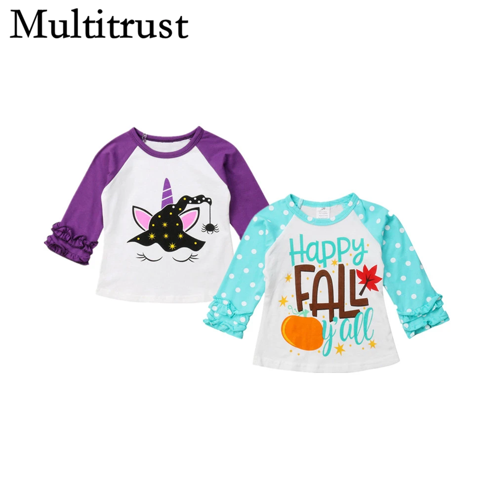 2019 Spring Unicorn Halloween Newborn Toddler Kids Baby Girl Patchwork Cotton Tops T-shirt Cloth Autumn Cute Clothing
2019 Spring Unicorn Halloween Newborn Toddler Kids Baby Girl Patchwork Cotton Tops T-shirt Cloth Autumn Cute Clothing