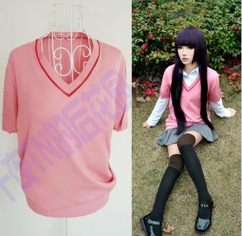 Hot Selling Inu x Boku SS Shirakiin Ririchiyo Cosplay Costume Casual Daily V-neck Sweater Short Sleeves Knitted COS Sweaters
Hot Selling Inu x Boku SS Shirakiin Ririchiyo Cosplay Costume Casual Daily V-neck Sweater Short Sleeves Knitted COS Sweaters