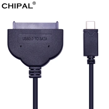 CHIPAL 100pcs USB-C USB 3.1 Type-C to SATA 3.0 Cable Adapter Type C to Serial ATA III 7+15 22Pin Converter for 2.5 Inch HDD SSD
CHIPAL 100pcs USB-C USB 3.1 Type-C to SATA 3.0 Cable Adapter Type C to Serial ATA III 7+15 22Pin Converter for 2.5 Inch HDD SSD