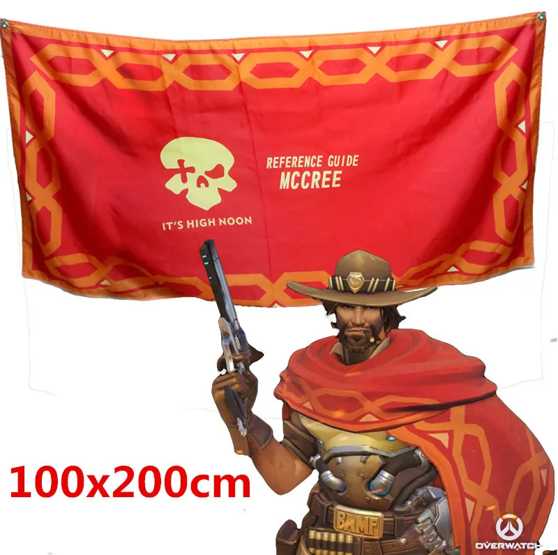 100X200CM Game Over Wa Jesse McCree Scarf Red Flag Banner Cape Cosplay Accessories bar Halloween
100X200CM Game Over Wa Jesse McCree Scarf Red Flag Banner Cape Cosplay Accessories bar Halloween