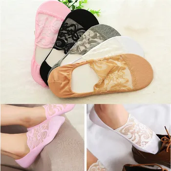 1 Pair Women Girl's Invisible Lace Cotton Socks Hollow Out Boat Socks Slippers Soft Comfortable Socks
1 Pair Women Girl's Invisible Lace Cotton Socks Hollow Out Boat Socks Slippers Soft Comfortable Socks