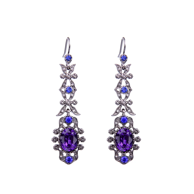 Bulk Price 2 Color Purple&White Flower Fashion Earrings 2018 Chram Pierced Hanging Earrings For Women Indian Jewelry
Bulk Price 2 Color Purple&White Flower Fashion Earrings 2018 Chram Pierced Hanging Earrings For Women Indian Jewelry