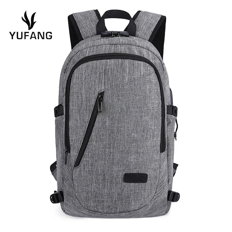 YUFANG Fashion Men Computer Backpack USB Charging Backpack Security Men Backpack High Quality Student School Bags
YUFANG Fashion Men Computer Backpack USB Charging Backpack Security Men Backpack High Quality Student School Bags