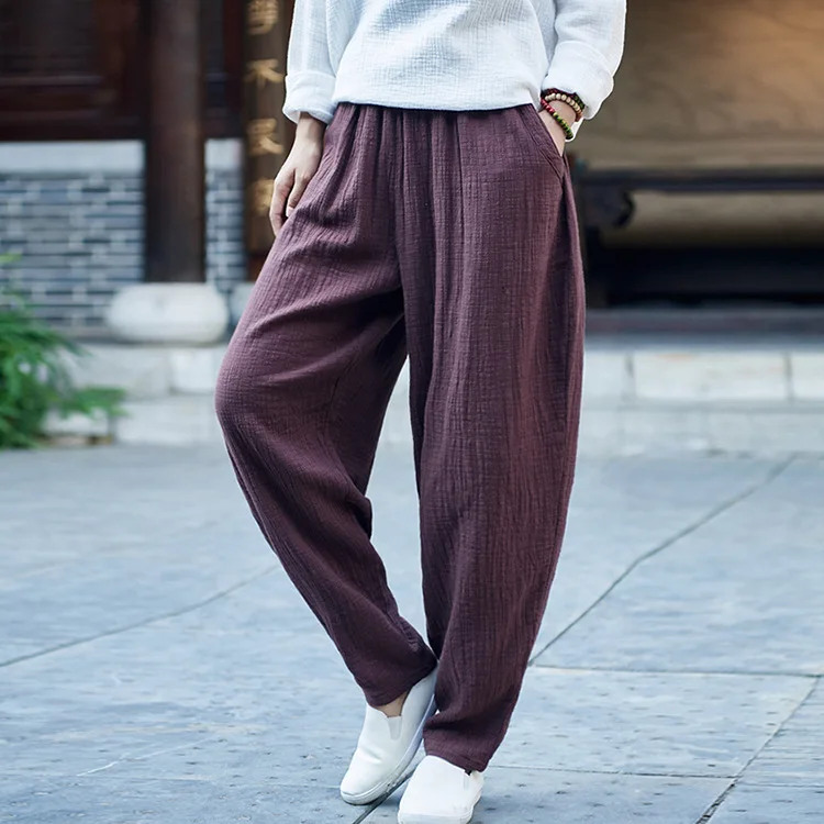 pantalon femme ete 2018 Spring and summer pants england version trousers loose Haren pants cotton linen pantalones mujer verano
pantalon femme ete 2018 Spring and summer pants england version trousers loose Haren pants cotton linen pantalones mujer verano