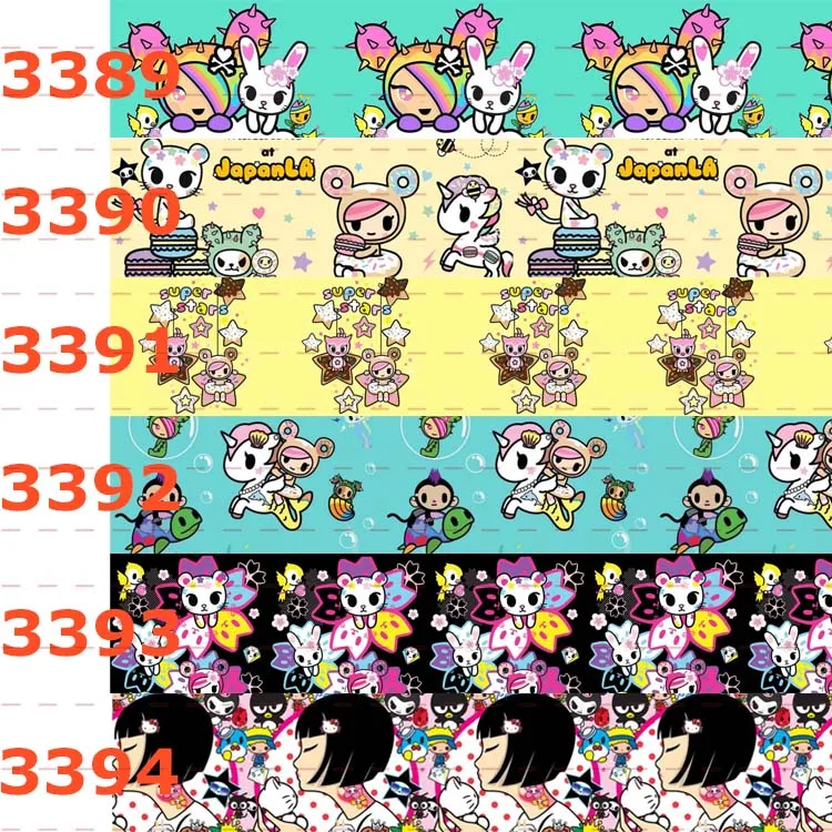 10yards - different sizes-Cartoon Grosgrain ribbon - Tokidoki cartoon character printed ribbon
10yards - different sizes-Cartoon Grosgrain ribbon - Tokidoki cartoon character printed ribbon