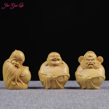 JIA-GUI LUO Boxwood Carving Decoration Gift Home Decor Statue Chinese Buddha Statue Maitreya Longevity A068
JIA-GUI LUO Boxwood Carving Decoration Gift Home Decor Statue Chinese Buddha Statue Maitreya Longevity A068