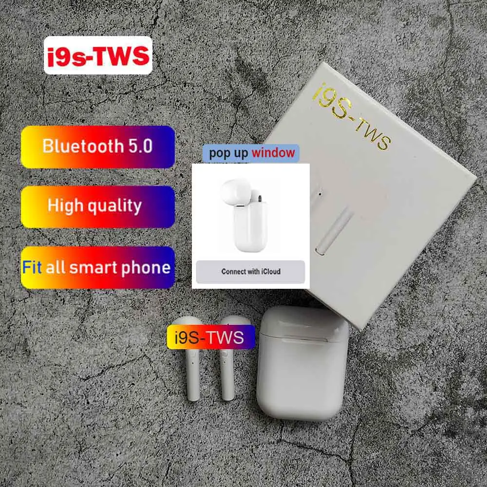 i9s tws pop up Bluetooth earphones wireless 3D stereo headphones headset with microphone handsfree calls for iphone IOS android
i9s tws pop up Bluetooth earphones wireless 3D stereo headphones headset with microphone handsfree calls for iphone IOS android