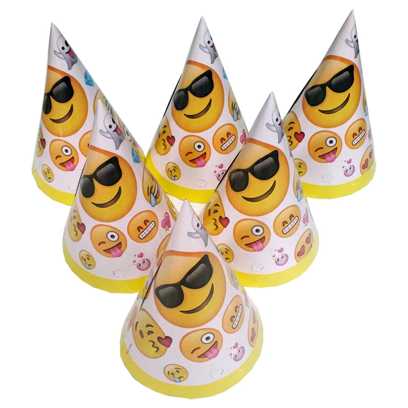 6pcs Cartoon Emoji hats Party Favors Spiderman kids party hat children birthday party supplies party Decoration Set
6pcs Cartoon Emoji hats Party Favors Spiderman kids party hat children birthday party supplies party Decoration Set