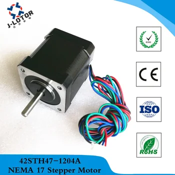 NEMA 17 Stepper Motor 42mm 1.8 degrees 4.4kg.cm 1.2A Stepping Motor for 3D printer and engraving or medical machinery
NEMA 17 Stepper Motor 42mm 1.8 degrees 4.4kg.cm 1.2A Stepping Motor for 3D printer and engraving or medical machinery