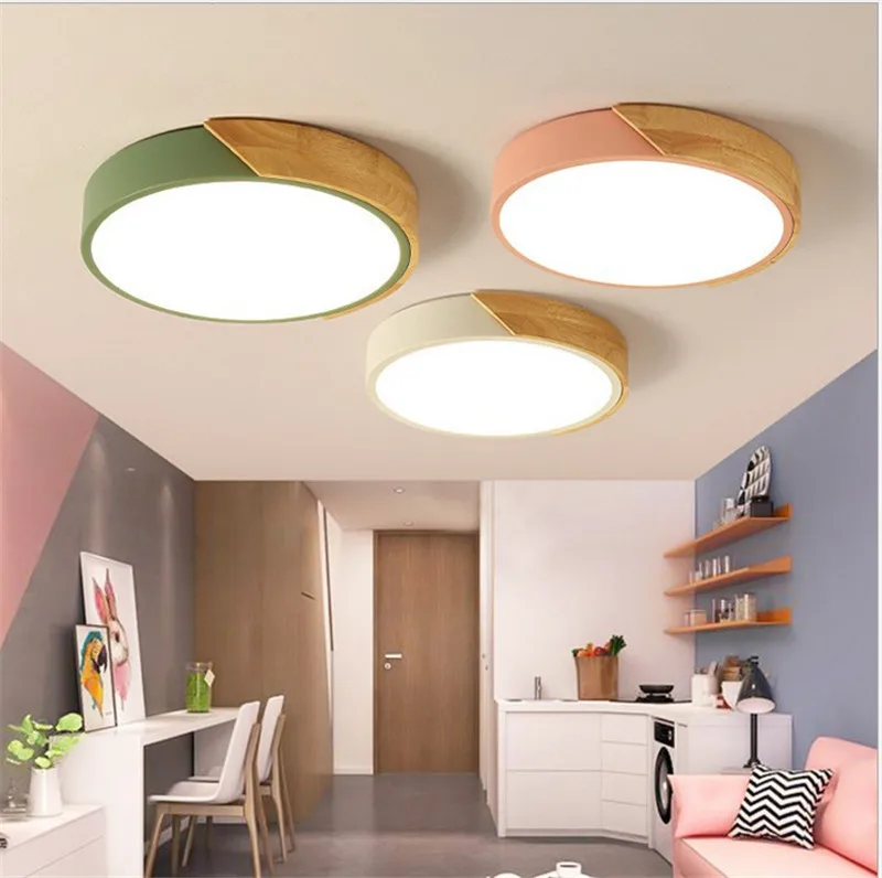 Nordic ceiling lamp modern minimalist living room study room aisle solid wood lamps ultra slim Macarons round bedroom light
Nordic ceiling lamp modern minimalist living room study room aisle solid wood lamps ultra slim Macarons round bedroom light