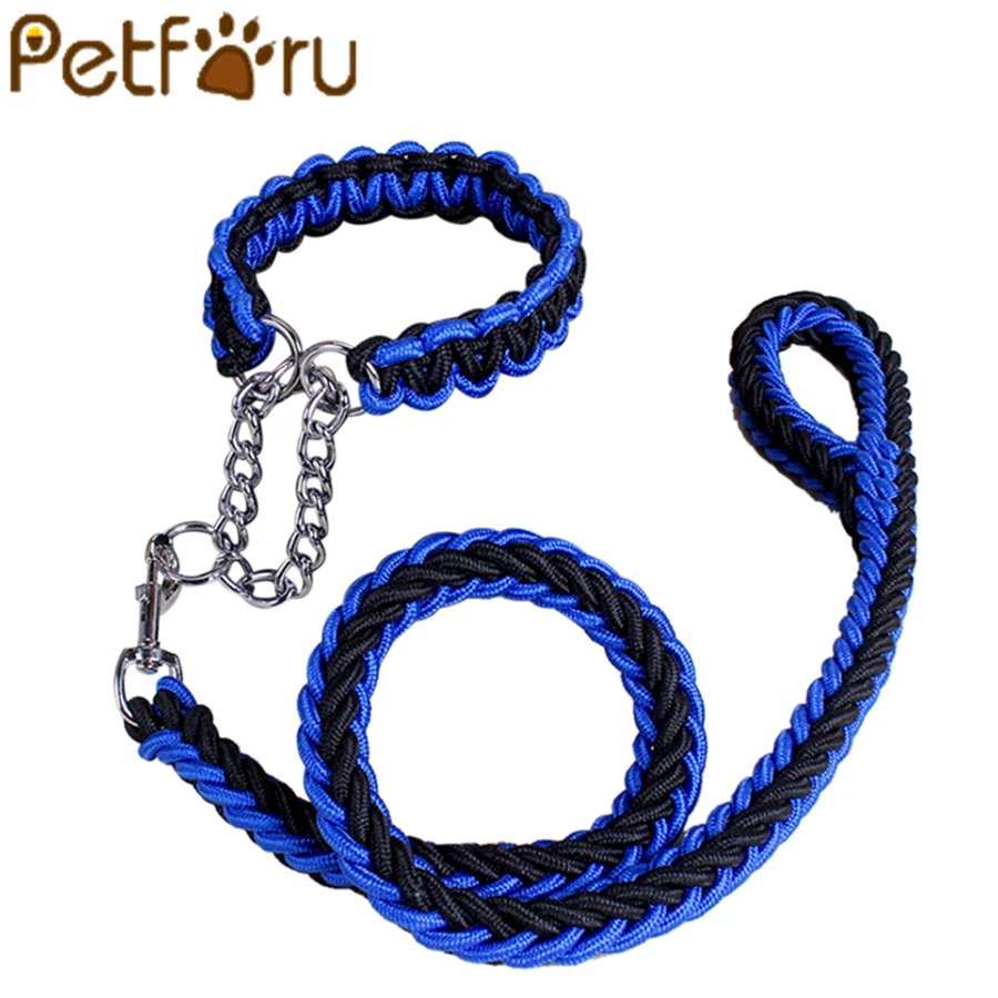 Petforu Dog Collar Leash Plaited Rope Pet Leashes For Medium And Large Size Dogs Pet Product
Petforu Dog Collar Leash Plaited Rope Pet Leashes For Medium And Large Size Dogs Pet Product