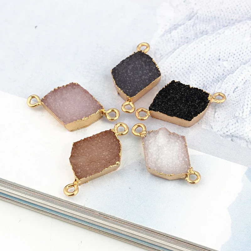 2pcs Geometric Resin Bracelet Connector Findings Charms Two Hole Jewelry Making Women Earrings Necklace Pendant Accessory F264
2pcs Geometric Resin Bracelet Connector Findings Charms Two Hole Jewelry Making Women Earrings Necklace Pendant Accessory F264