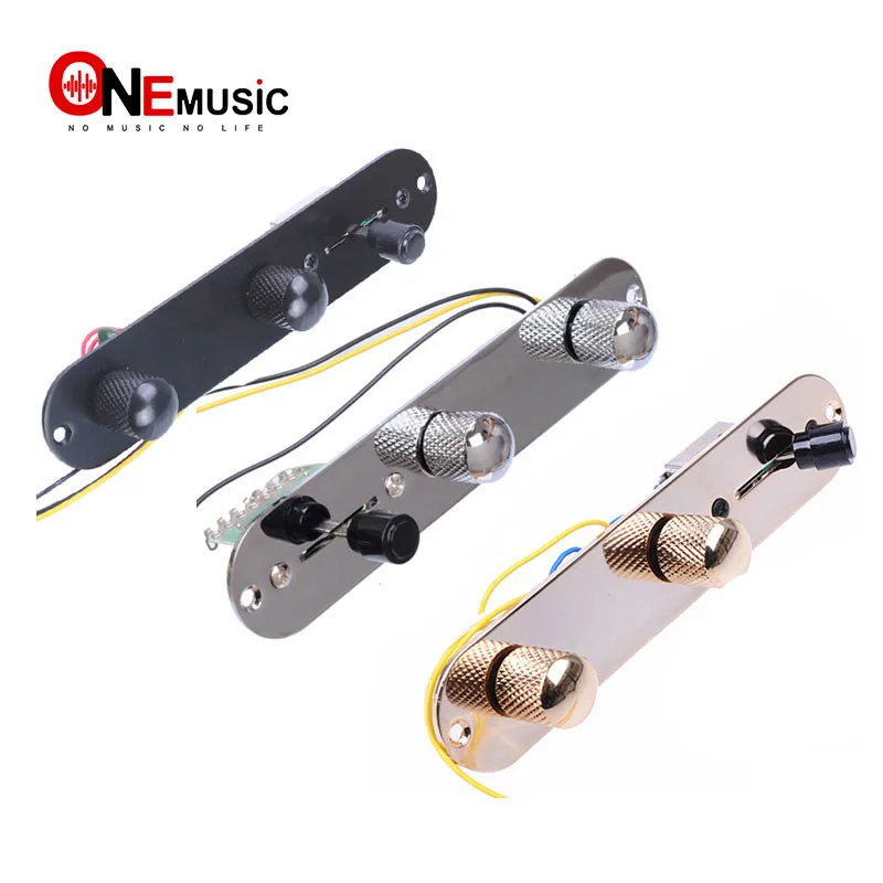 Chrome/Gold/Black 3 Way Wired Loaded Prewired Control Plate Harness Switch Knobs for TL Tele Telecaster Guitar Parts
Chrome/Gold/Black 3 Way Wired Loaded Prewired Control Plate Harness Switch Knobs for TL Tele Telecaster Guitar Parts