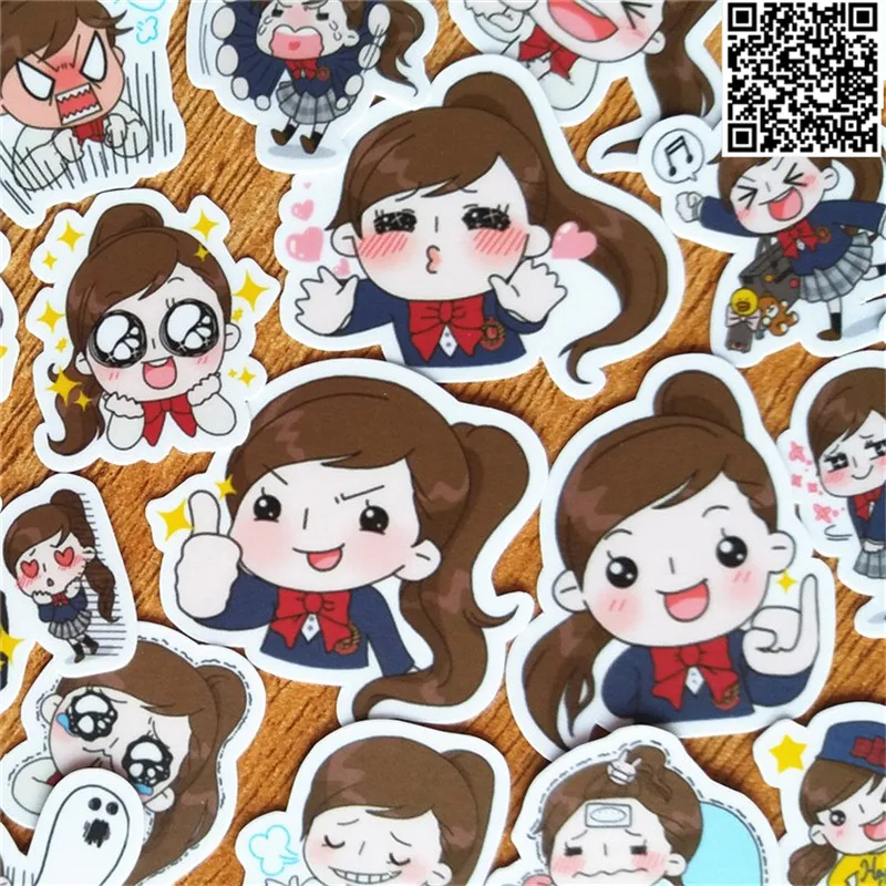 39 Pcs Cute Yuko girl paper Sticker For Luggage Skateboard Phone Laptop Moto Bicycle/Eason Stickers/DIY Scrapbooking
39 Pcs Cute Yuko girl paper Sticker For Luggage Skateboard Phone Laptop Moto Bicycle/Eason Stickers/DIY Scrapbooking