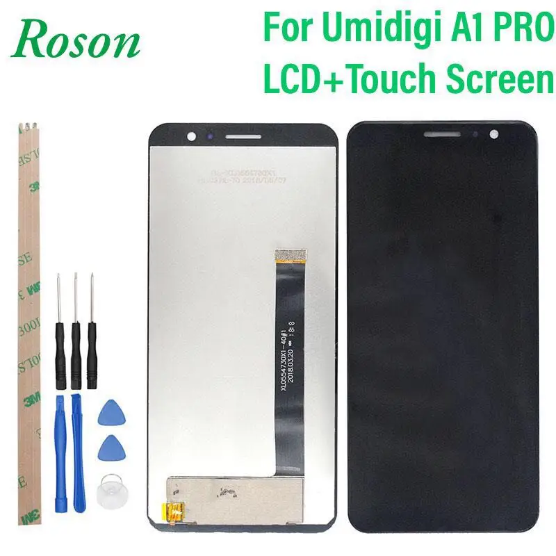 Roson for UMI Umidigi A1 Pro LCD Display and Touch Screen With Frame Assembly Repair Parts For UMI Umidigi A1 Pro
Roson for UMI Umidigi A1 Pro LCD Display and Touch Screen With Frame Assembly Repair Parts For UMI Umidigi A1 Pro