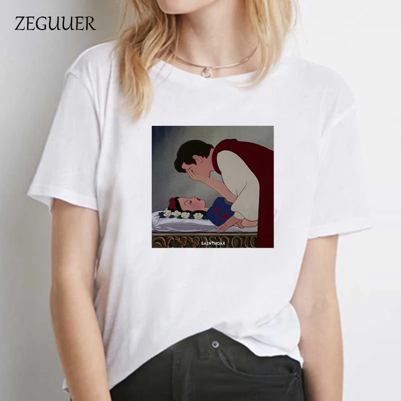 Spoof Beautiful Snow White Korean Punk Tshirt Fashion Wind Cotton Round Neck Leisure Clothes Summer Womens Clothing T Shirt
Spoof Beautiful Snow White Korean Punk Tshirt Fashion Wind Cotton Round Neck Leisure Clothes Summer Womens Clothing T Shirt