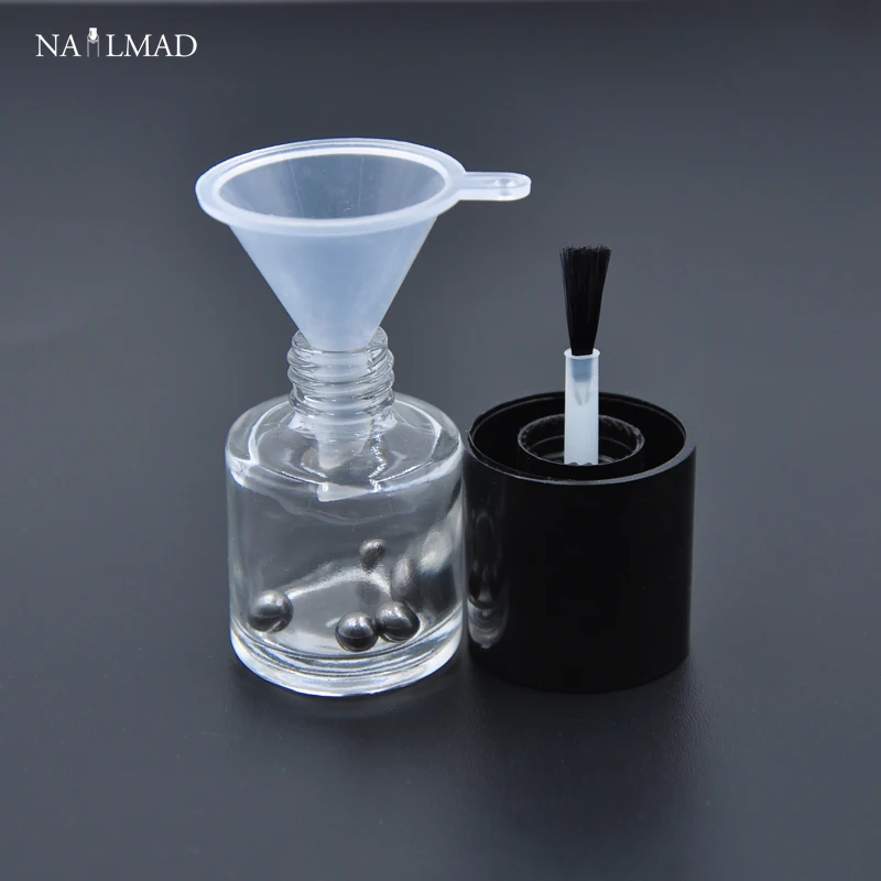 1 set Nail Polish Empty Bottle for DIY Nails 10ml Empty Bottles for Liquids with Funnel & Nail Mixing Beads
1 set Nail Polish Empty Bottle for DIY Nails 10ml Empty Bottles for Liquids with Funnel & Nail Mixing Beads