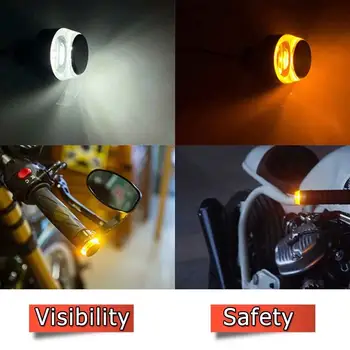 2pcs Aluminum Alloy Motorcycle Turn Signal LED Light Indicator Blinker Handle Bar End 22cm Handlebar Waterproof For Universal
2pcs Aluminum Alloy Motorcycle Turn Signal LED Light Indicator Blinker Handle Bar End 22cm Handlebar Waterproof For Universal