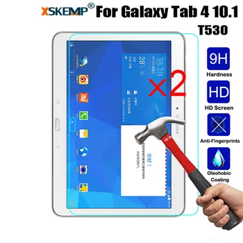 XSKEMP 2Pcs 9H Tempered Glass For Samsung Galaxy Tab 4 10.1" T530 T531 T535 T537 Scratch Proof Tablet PC Screen Protector Film
XSKEMP 2Pcs 9H Tempered Glass For Samsung Galaxy Tab 4 10.1" T530 T531 T535 T537 Scratch Proof Tablet PC Screen Protector Film