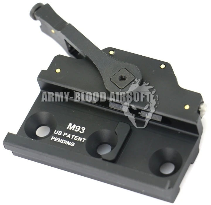 FMA M93 Style Mount Swing-Lever WeaponLight Rail Clamp Quick Release Rail Mount Adapter
FMA M93 Style Mount Swing-Lever WeaponLight Rail Clamp Quick Release Rail Mount Adapter