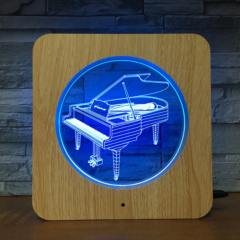 Piano 3D LED Wooden Grain Night Light DIY Customized Lamp Table Lamp Friends Birthday Colors Gift Home Decor Fast DropShipping
Piano 3D LED Wooden Grain Night Light DIY Customized Lamp Table Lamp Friends Birthday Colors Gift Home Decor Fast DropShipping